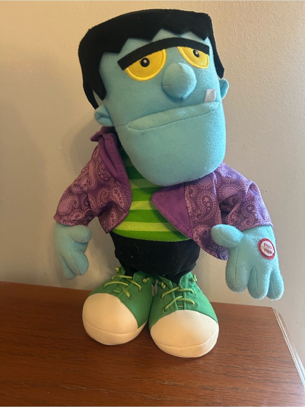 Hallmark Frankenstein singing dancing plush- plays Monster Mash